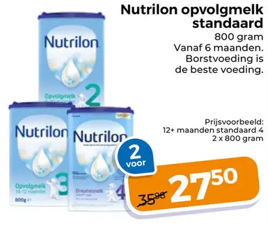 Aanbieding: Opvolgmelk standaard