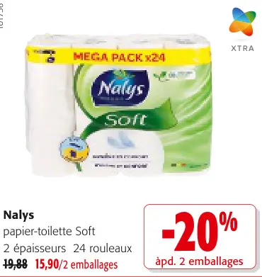 Offre: papier-toilette Soft