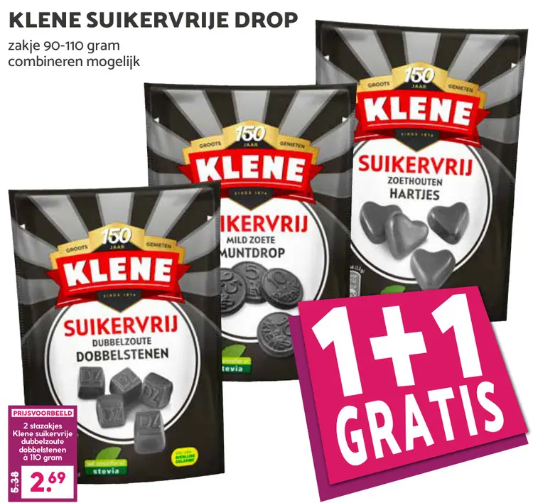 Aanbieding: Klene suikervrije drop