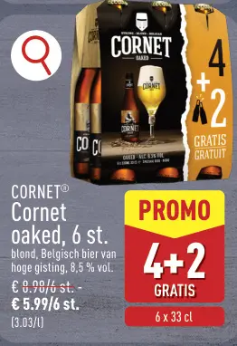 Aanbieding: Cornet oaked