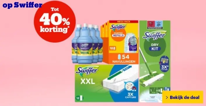 Aanbieding: Swiffer products