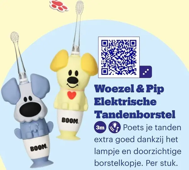 Promotie: Woezel & Pip Elektrische Tandenborstel