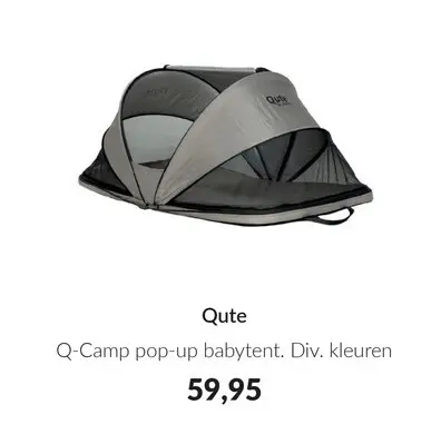 Aanbieding: Q-Camp pop-up babytent