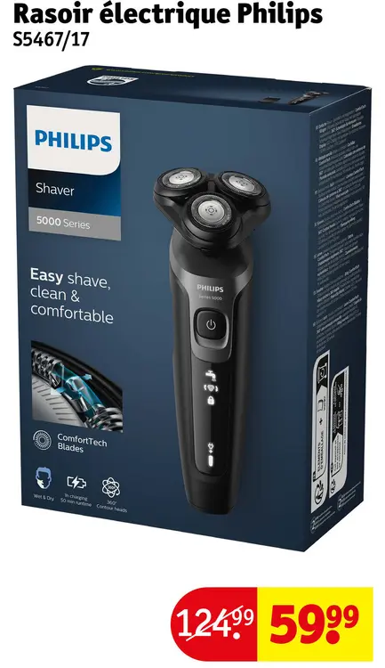 Offre: Rasoir électrique Philips S5467/17