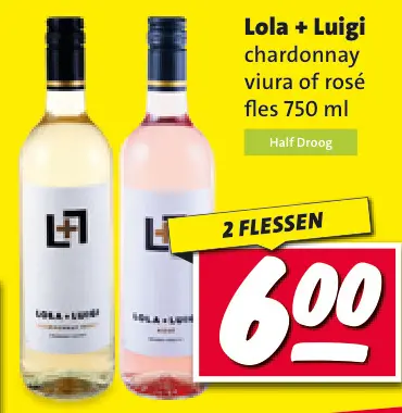 Aanbieding: chardonnay viura of rosé