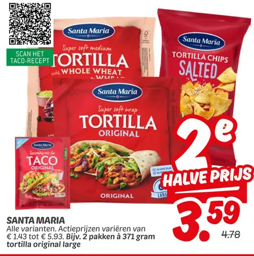 Aanbieding: Tortilla