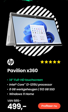 Aanbieding: HP Pavilion x360 14-ek0512nd