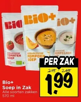 Aanbieding: Soep in Zak