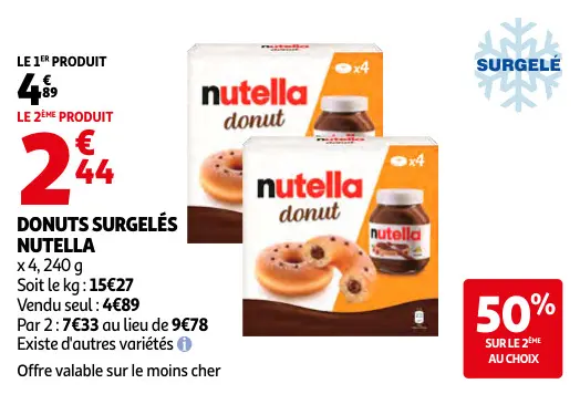 Promotie: Donuts surgelés