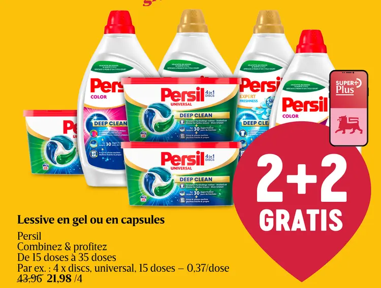 Offre: Lessive en gel ou en capsules