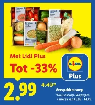 Aanbieding: Verspakket soep