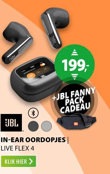 Aanbieding: JBL Live Flex 4 Zwart