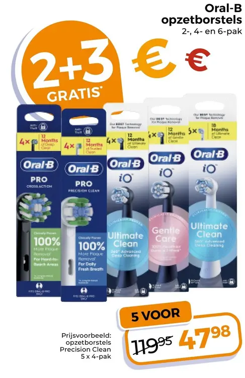 Aanbieding: Oral-B opzetborstels
