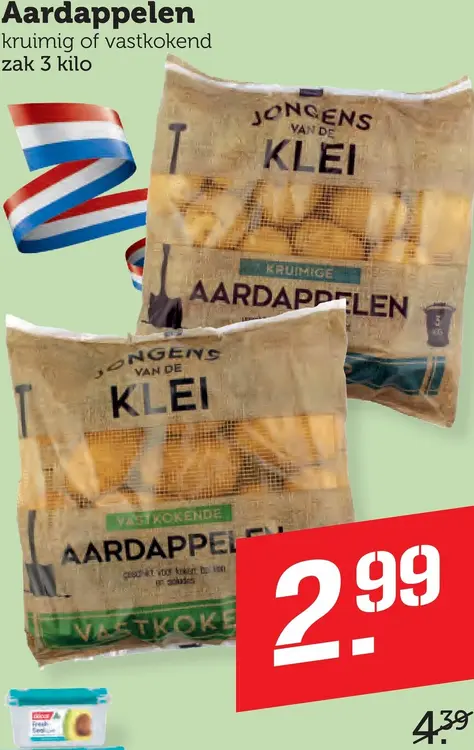Aanbieding: Jongens van de Klei Aardappelen