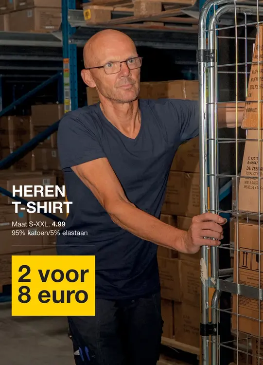 Promotie: Heren t-shirt