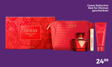 Aanbieding: Guess Seductive Red for Women geschenkset