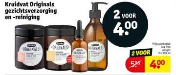 Aanbieding: Kruidvat Originals gezichtsverzorging en -reiniging