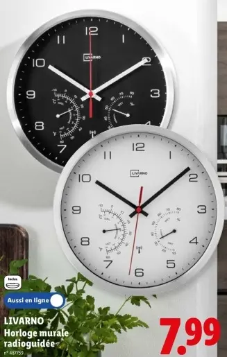 Offre: Horloge murale radioguidée