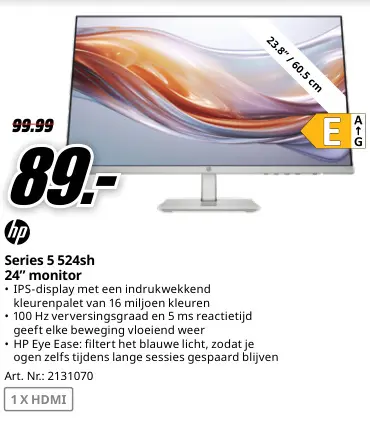 Promotie: Series 5 524sh 24" monitor