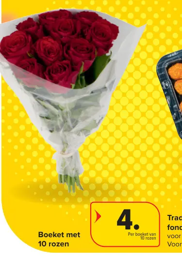 Promotie: Boeket met rozen