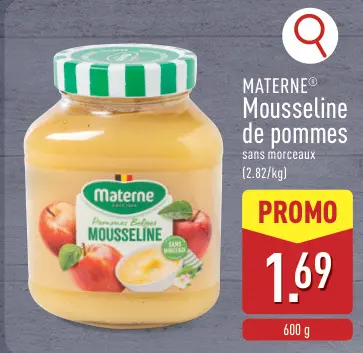 Offre: Mousseline de pommes
