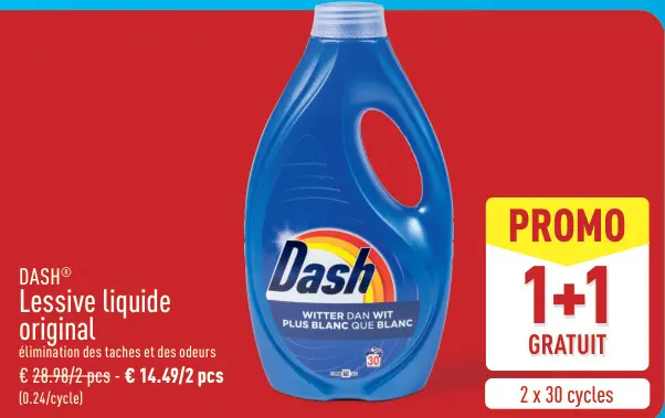 Offre: DASH Lessive liquide original