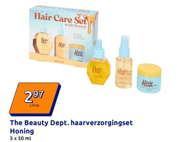 Aanbieding: haarverzorgingset Honing