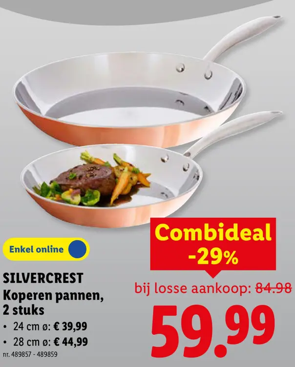 Promotie: Koperen pannen