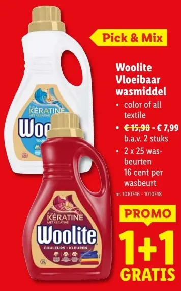 Aanbieding: Vloeibaar wasmiddel