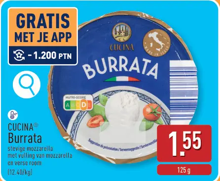 Promotie: CUCINA® Burrata