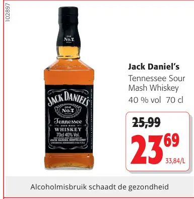 Promotie: Tennessee Sour Mash Whiskey