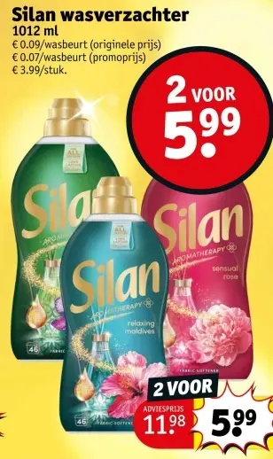 Promotie: Silan wasverzachter