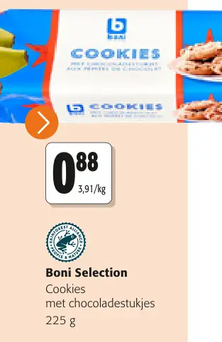 Promotie: Cookies met chocoladestukjes