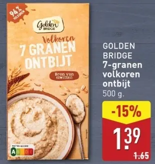 Aanbieding: GOLDEN BRIDGE 7-granen volkoren ontbijt