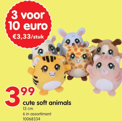 Promotie: cute soft animals