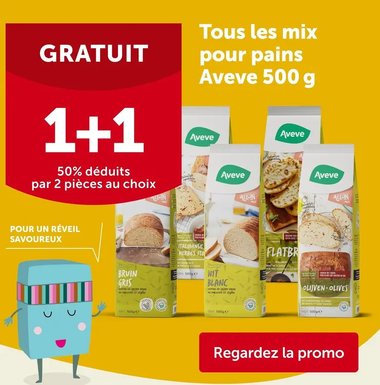 Offre: Tous les mix pour pains