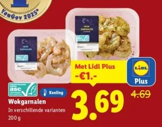 Aanbieding: Wokgarnalen