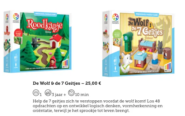 Promotie: De Wolf & de 7 Geitjes
