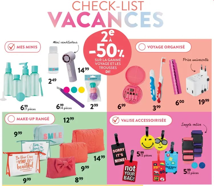 Offre: La gamme voyage et les trousses Dí!