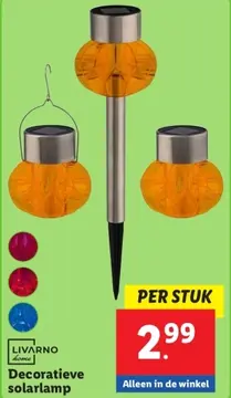 Aanbieding: Decoratieve solarlamp