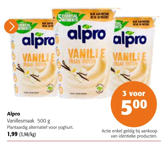 Promotie: Vanillesmaak