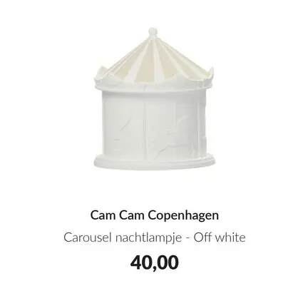 Aanbieding: Carousel nachtlampje - Off white
