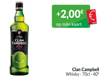 Promotie: Clan Campbell Whisky