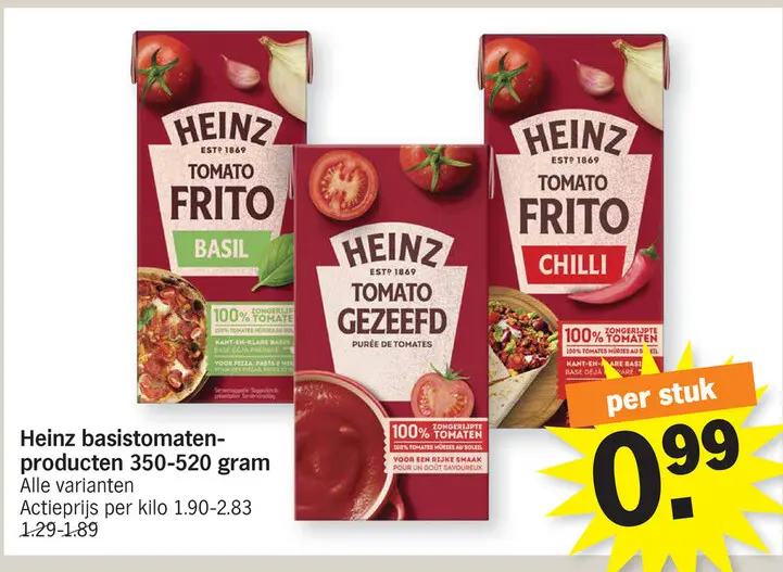 Promotie: basistomatenproducten