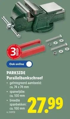 Promotie: Parallelbankschroef