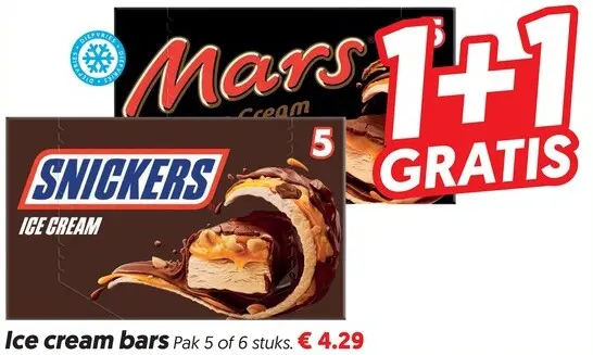 Aanbieding: Ice cream bars