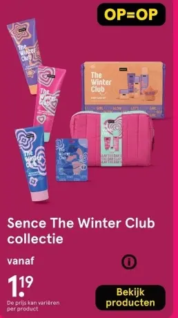 Aanbieding: Sence The Winter Club collectie