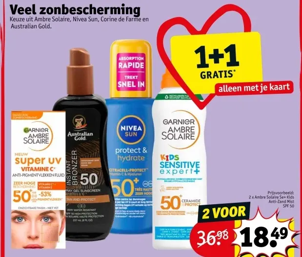 Promotie: Ambre Solaire Se+ Kids Anti-Zand Mist SPF 50