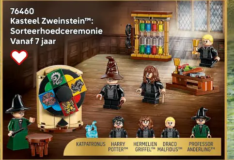 Aanbieding: Kasteel Zweinstein™: Sorteerhoedceremonie