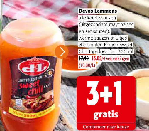 Promotie: Alle koude sauzen